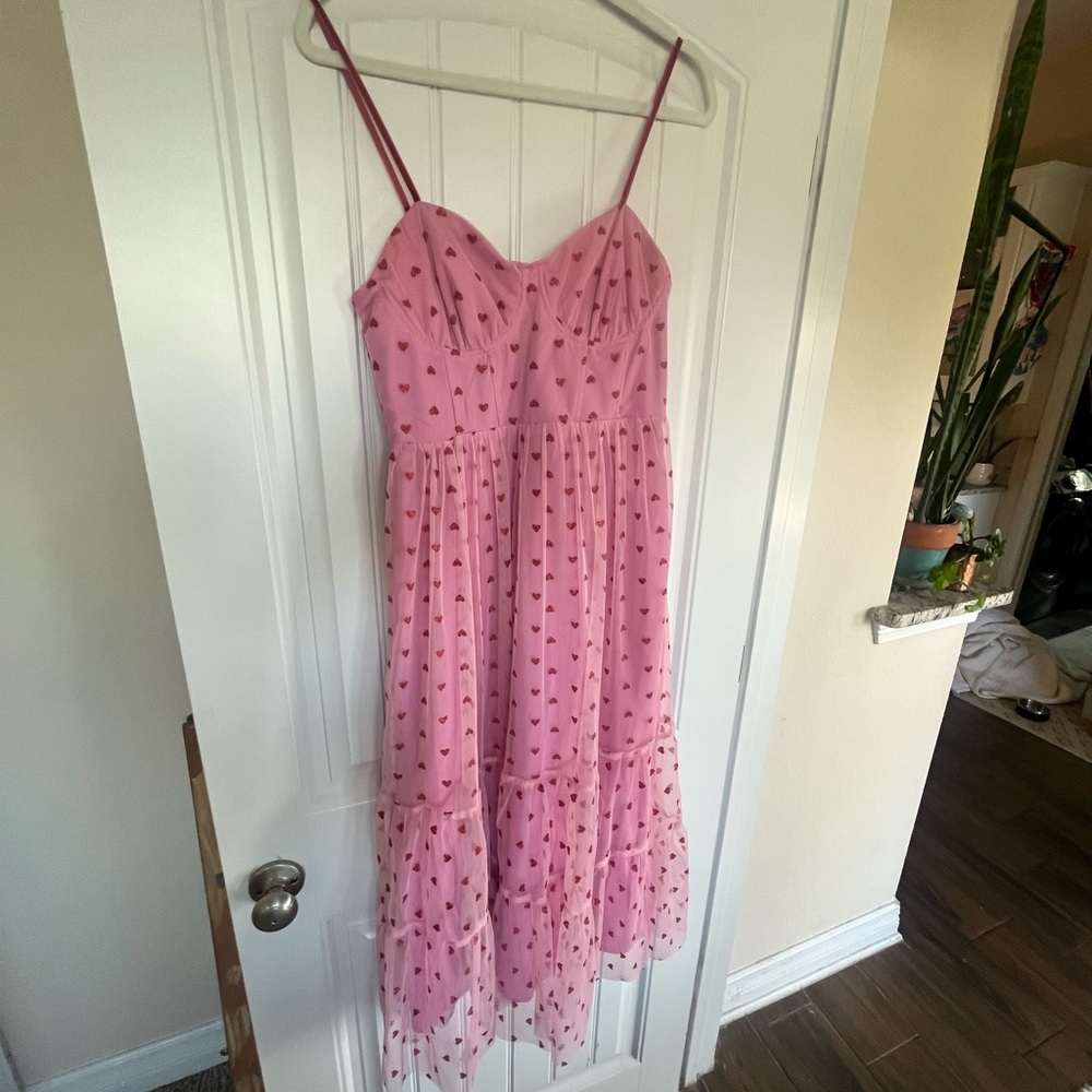 Betsey Johnson tulle heart dress
